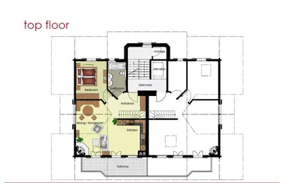 Grundriss der Unterkunft Apartment St. Louis 3.5 - GriwaRent AG