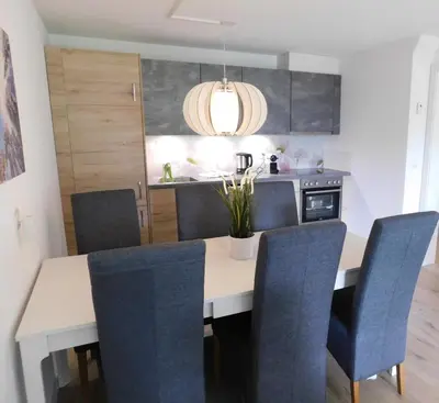 Küche/Küchenzeile in der Unterkunft Residence Edelweiss C313