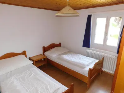 Ein Bett oder Betten in einem Zimmer der Unterkunft Ferienwohnung Alter Konsum