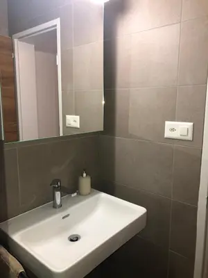 Ein Badezimmer in der Unterkunft Wohnung Haus St. Martin