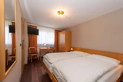 Ein Bett oder Betten in einem Zimmer der Unterkunft Hotel Alex Business & SPA