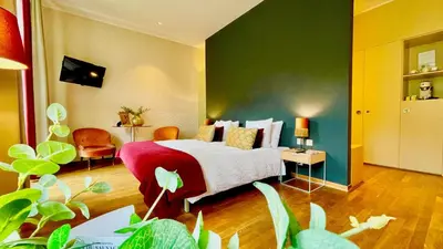 TV/Unterhaltungsangebot in der Unterkunft Parkhotel du Sauvage