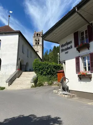 Das Gebäude in dem sich das Hotel befindet