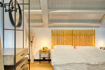 Ein Bett oder Betten in einem Zimmer der Unterkunft Alaïa Lodge