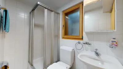 Ein Badezimmer in der Unterkunft Cozy apartment in Veysonnaz, close to the slopes of the 4 Valleys