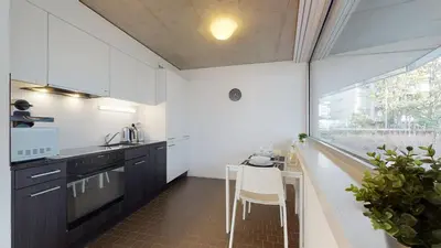 Küche/Küchenzeile in der Unterkunft Bright and luminous 1 bedroom flat in downtown