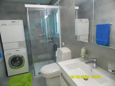 Ein Badezimmer in der Unterkunft Erholsame Ferien im Tessin