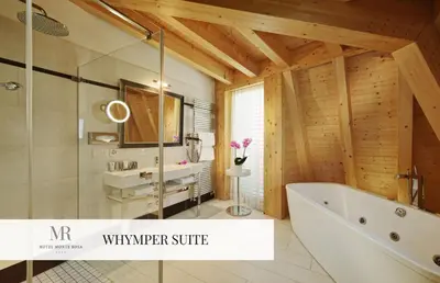 Ein Badezimmer in der Unterkunft Monte Rosa Boutique Hotel