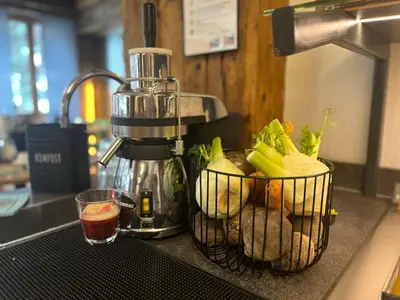 Essen im Hotel oder in der Nähe
