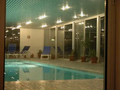 Der Swimmingpool an oder in der Nähe von Belle Epoque Hotel Victoria & Apartments
