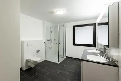 Ein Badezimmer in der Unterkunft Villa Alpenhof