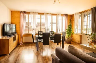 TV/Unterhaltungsangebot in der Unterkunft Apartments am See