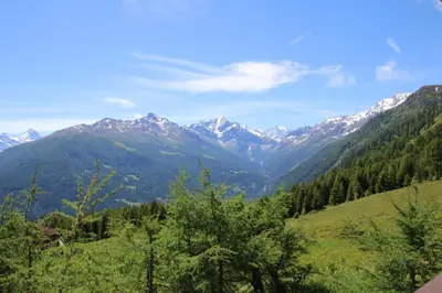 Naturlandschaft in der Nähe des Chalets
