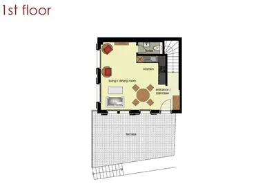 Grundriss der Unterkunft Apartment Strassscheuer 3.5 - GriwaRent AG
