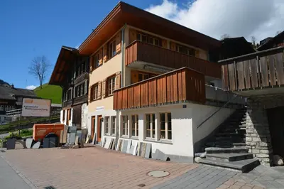 Das Gebäude in dem sich die Ferienwohnung befindet