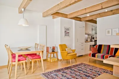 Ein Sitzbereich in der Unterkunft Apartment Nussbaum - GRIWA RENT AG