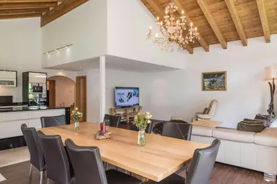 Küche/Küchenzeile in der Unterkunft Chalet Monte Cristo