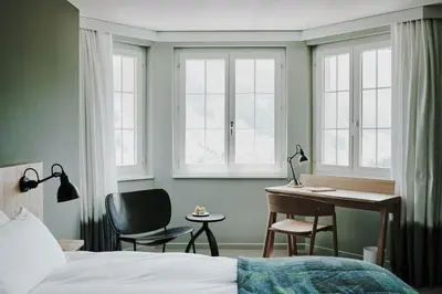 Ein Bett oder Betten in einem Zimmer der Unterkunft The Cambrian