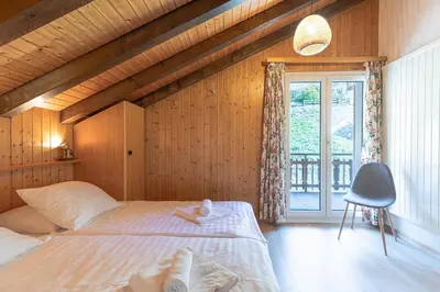 Ein Bett oder Betten in einem Zimmer der Unterkunft Greppons O 040 - MOUNTAIN apartment 8 pers