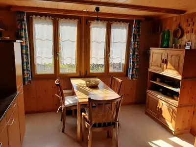 Küche/Küchenzeile in der Unterkunft Chalet Am Fels