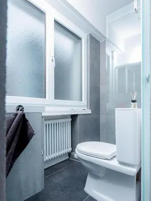 Ein Badezimmer in der Unterkunft Cozy modern Studio super location feels like home
