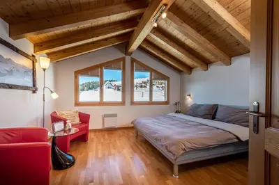 Ein Bett oder Betten in einem Zimmer der Unterkunft Hotel Slalom