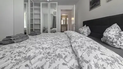 Ein Bett oder Betten in einem Zimmer der Unterkunft Residenz Panorama - Blatten bei Naters VS