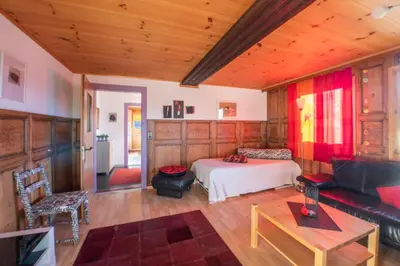 Ein Bett oder Betten in einem Zimmer der Unterkunft Moräna