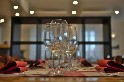 Getränke in der Unterkunft Auberge Les Rangs