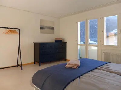 Ein Bett oder Betten in einem Zimmer der Unterkunft Apartment Belvedere by Interhome