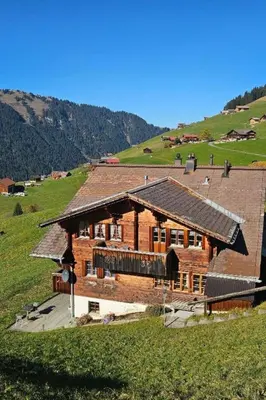 Ein allgemeiner Bergblick oder ein Berglick von der Ferienwohnung aus
