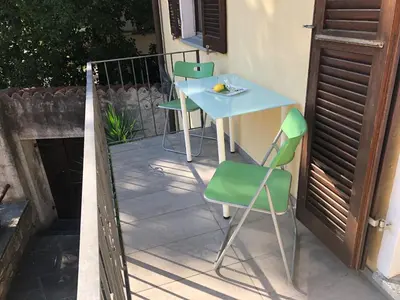 Ein Balkon oder eine Terrasse in der Unterkunft Casa Gialla by Fewotessin