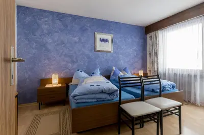Ein Bett oder Betten in einem Zimmer der Unterkunft Haus Viola
