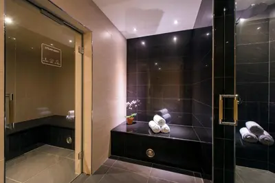 Ein Badezimmer in der Unterkunft Chalet Shalimar