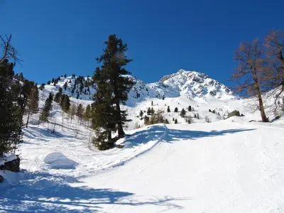 Anniviers : studio avec mezzanine im Winter