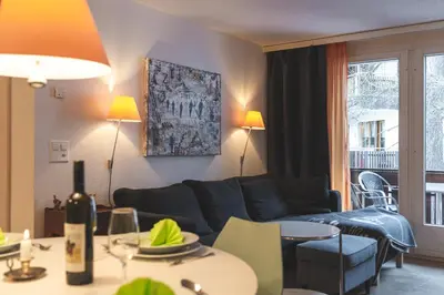 Ein Sitzbereich in der Unterkunft Balmas Paradies-perfect family home