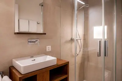 Ein Badezimmer in der Unterkunft Balmas Paradies-perfect family home