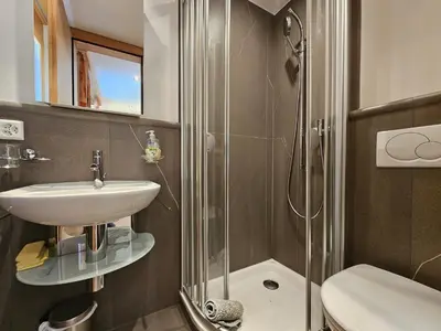 Ein Badezimmer in der Unterkunft Aramis Lodge