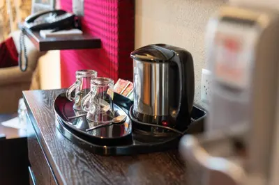 Kaffee-/Teezubehör in der Unterkunft Hotel Krebs Interlaken