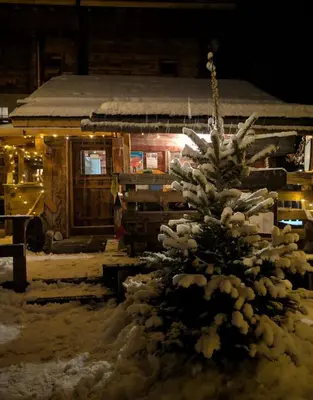 Gîte l'Ermitage im Winter