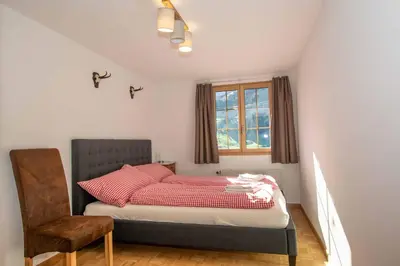 Ein Bett oder Betten in einem Zimmer der Unterkunft Am Strubelweg