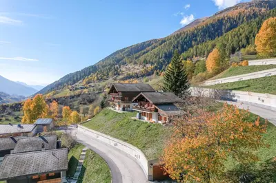 Naturlandschaft in der Nähe des Chalets