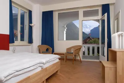 Ein Bett oder Betten in einem Zimmer der Unterkunft Mattenhof Resort