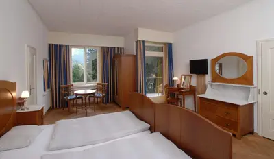 Ein Bett oder Betten in einem Zimmer der Unterkunft Mattenhof Resort
