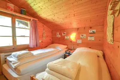 Ein Sitzbereich in der Unterkunft Chalet Castellani Duplex