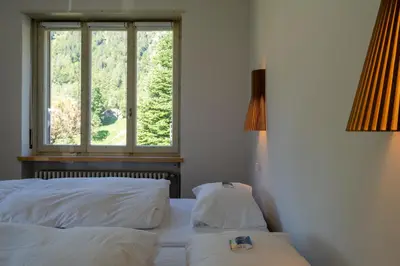Ein Bett oder Betten in einem Zimmer der Unterkunft Villa Pineta