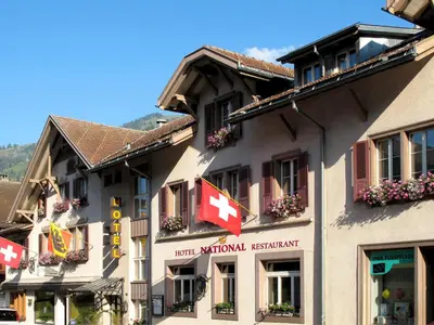 Das Gebäude in dem sich das Hotel befindet