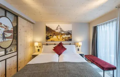 Ein Bett oder Betten in einem Zimmer der Unterkunft Hotel Derby
