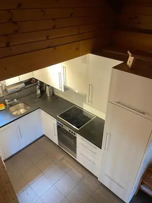 Küche/Küchenzeile in der Unterkunft Chalet Sonnenröschen