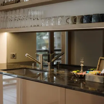 Küche/Küchenzeile in der Unterkunft Bergwelt Grindelwald Residence